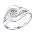 Серебряное кольцо SOKOLOV 94011477 с фианитом