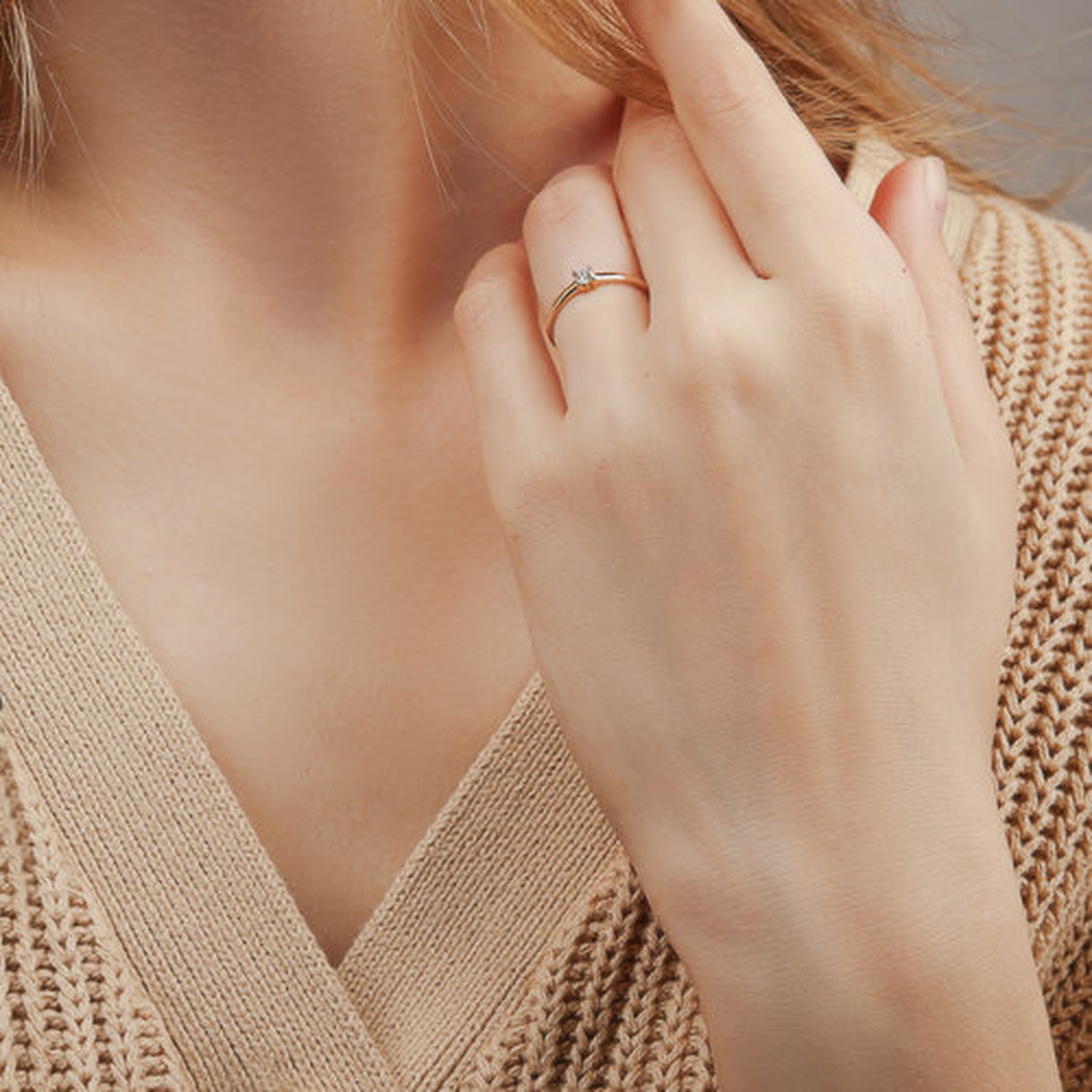 Золотое кольцо ERA Jewellery 01-01203-01-001-01-01 с бриллиантом