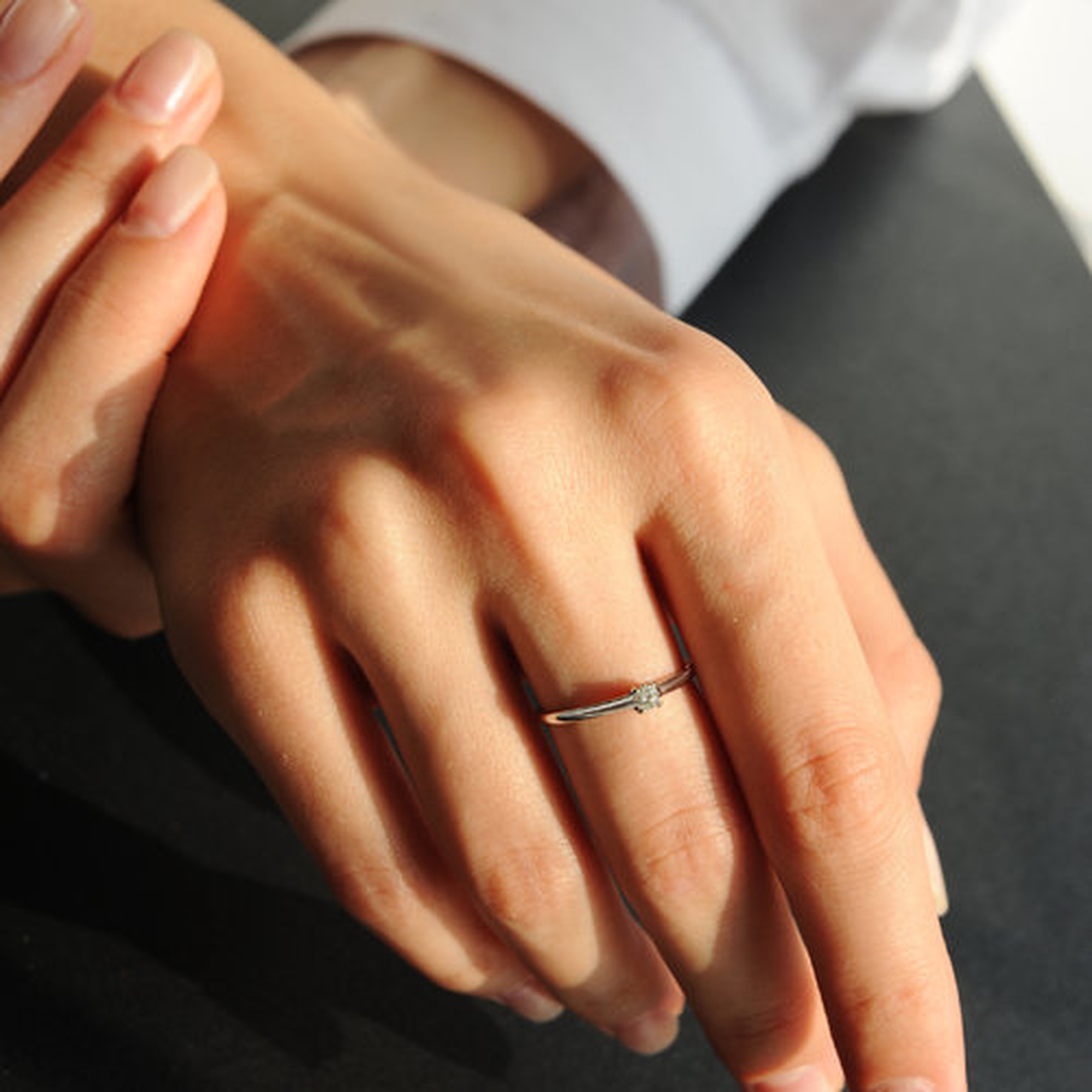 Кольцо из белого золота ERA Jewellery 01-01203-03-001-01-03 с бриллиантом