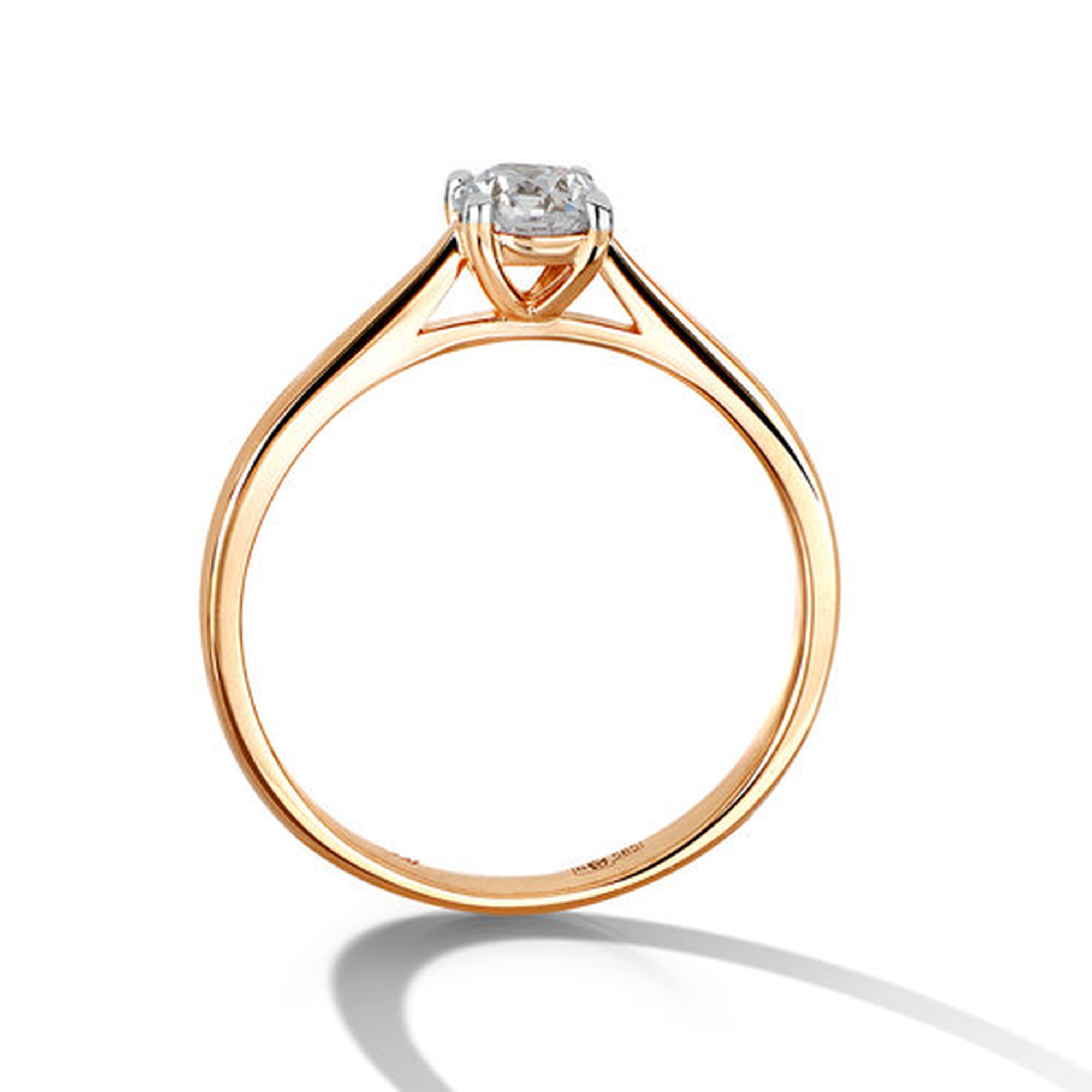 Золотое кольцо ERA Jewellery 01-01881-01-001-01-01 с бриллиантом