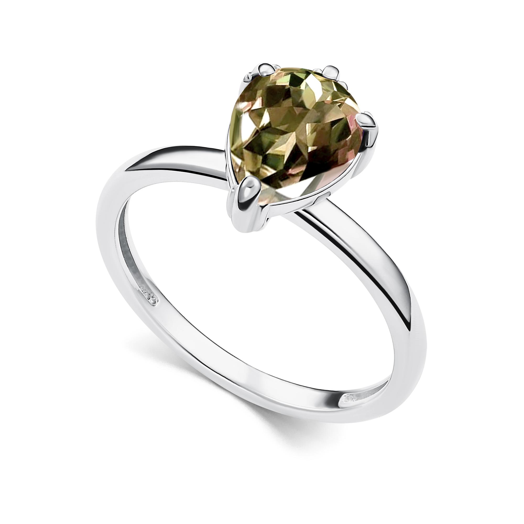 Серебряное кольцо АЛЬКОР 01-5514/00СТ-00 с султанитом