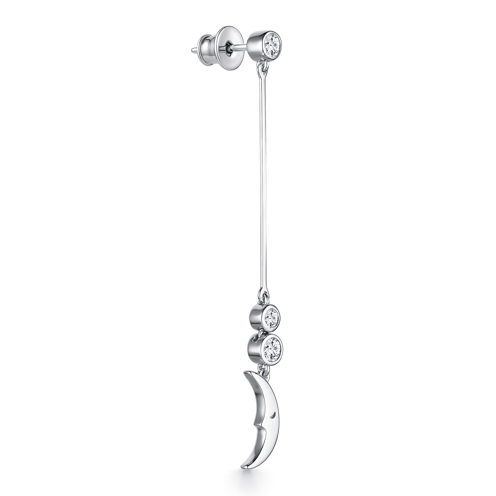 Серебряные серьги АЛЬКОР 02-2572/00СВ-00 с фианитом