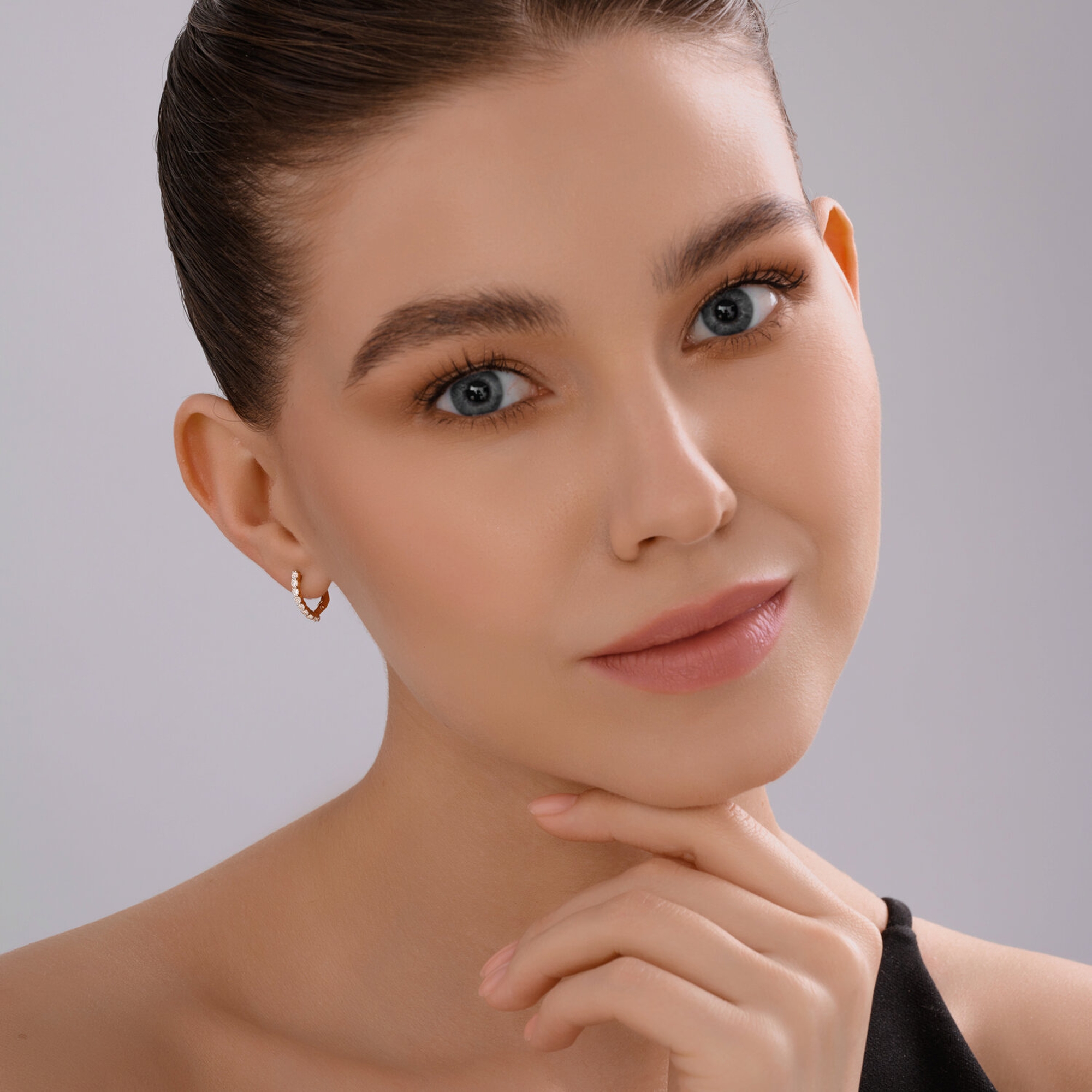 Золотые серьги SOKOLOV 0200511 с фианитом