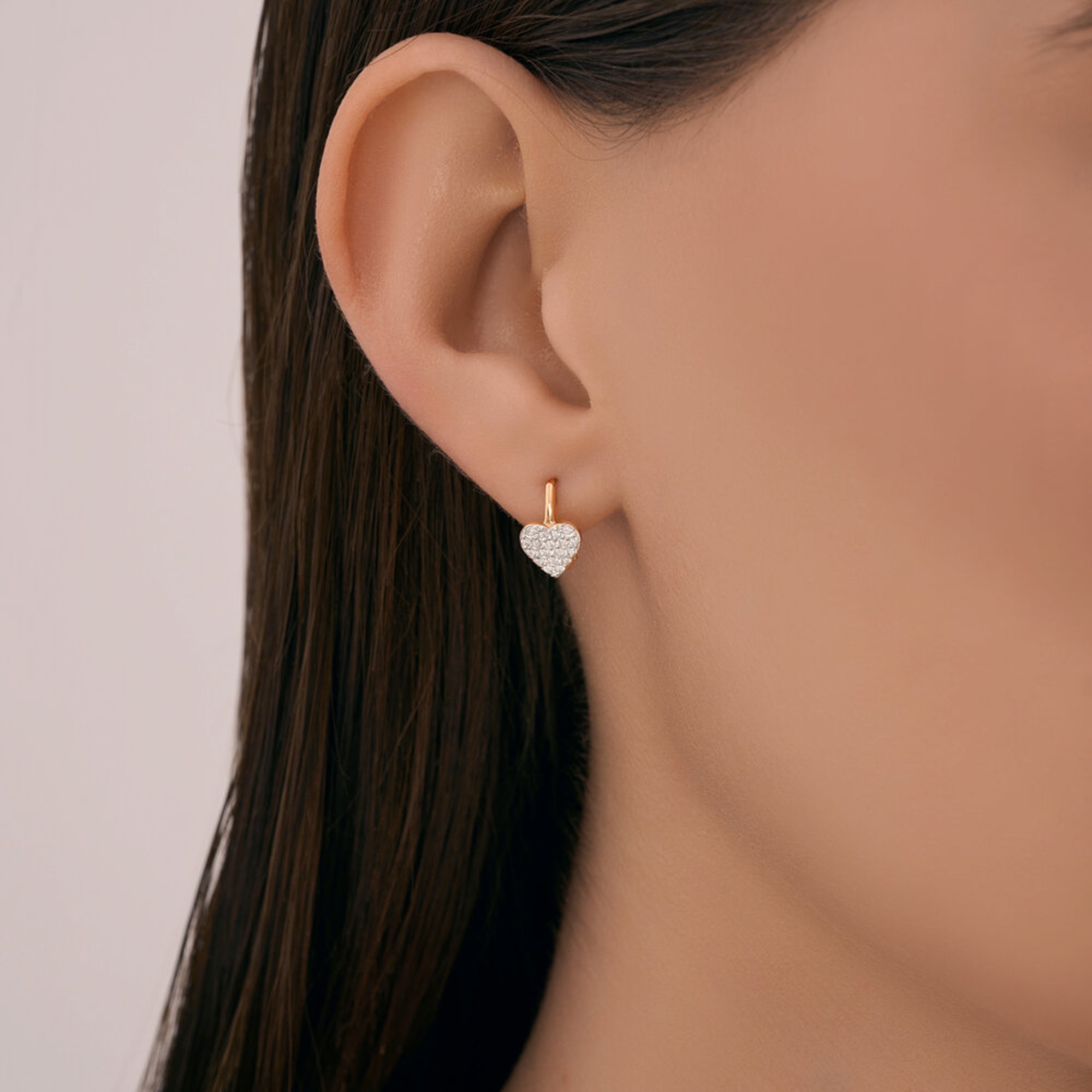 Золотые серьги SOKOLOV 0200654 с фианитом