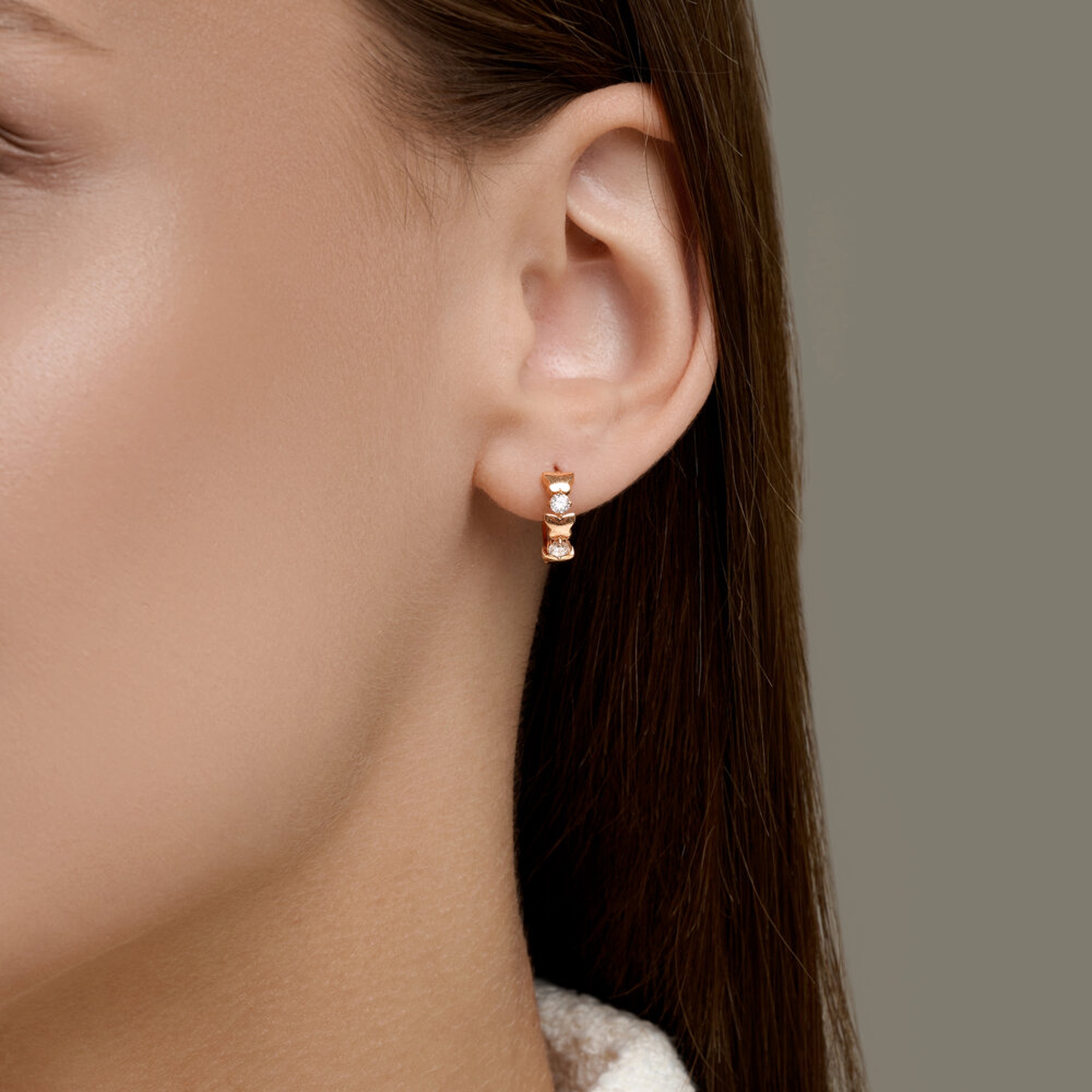 Золотые серьги SOKOLOV 0200732 с фианитом