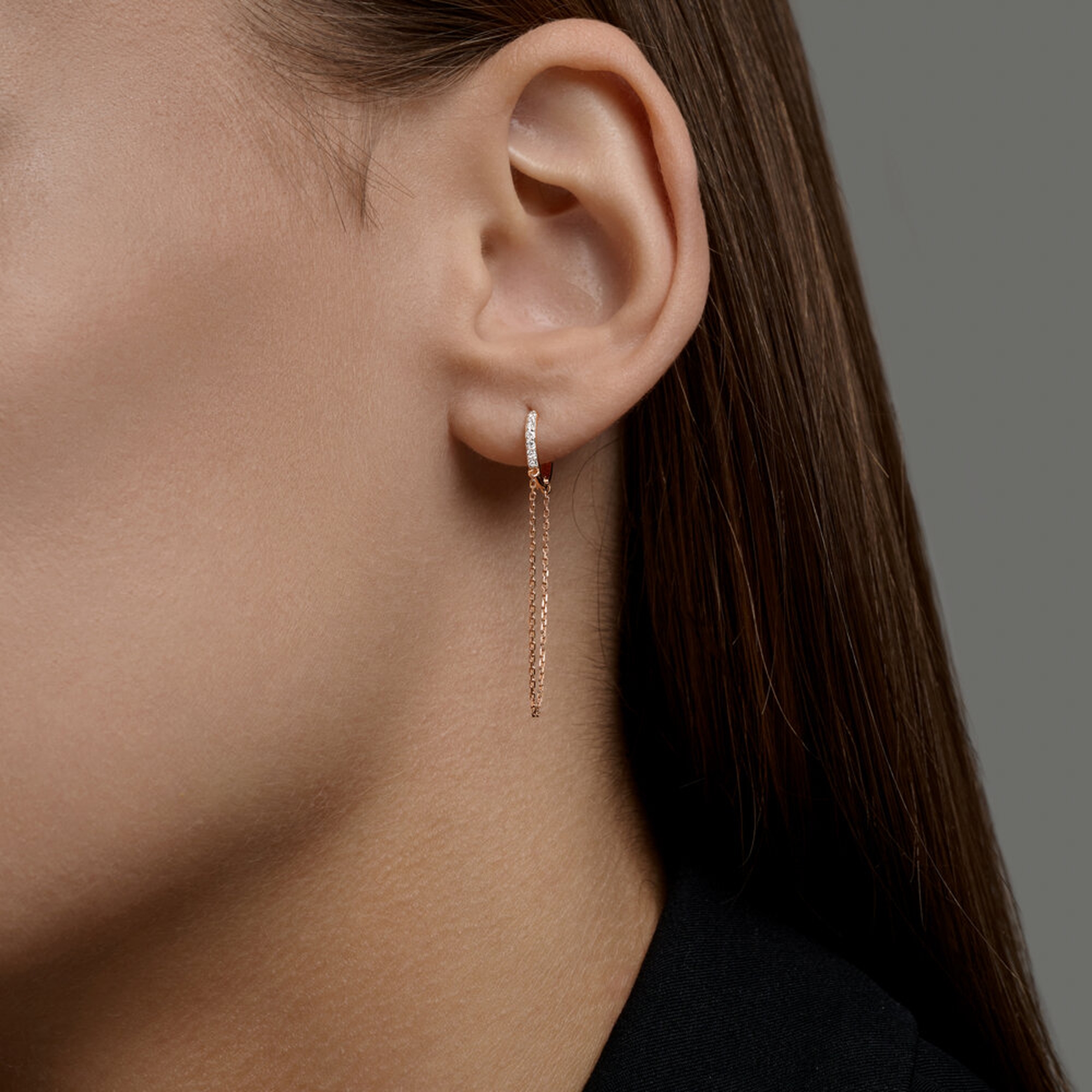 Золотые серьги SOKOLOV 0200876 с фианитом