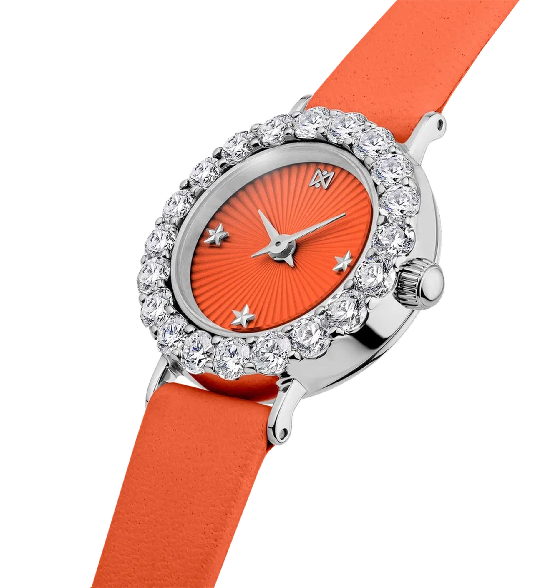 Серебряные часы Часовой завод Ника 0377W.2.9.87D с фианитом