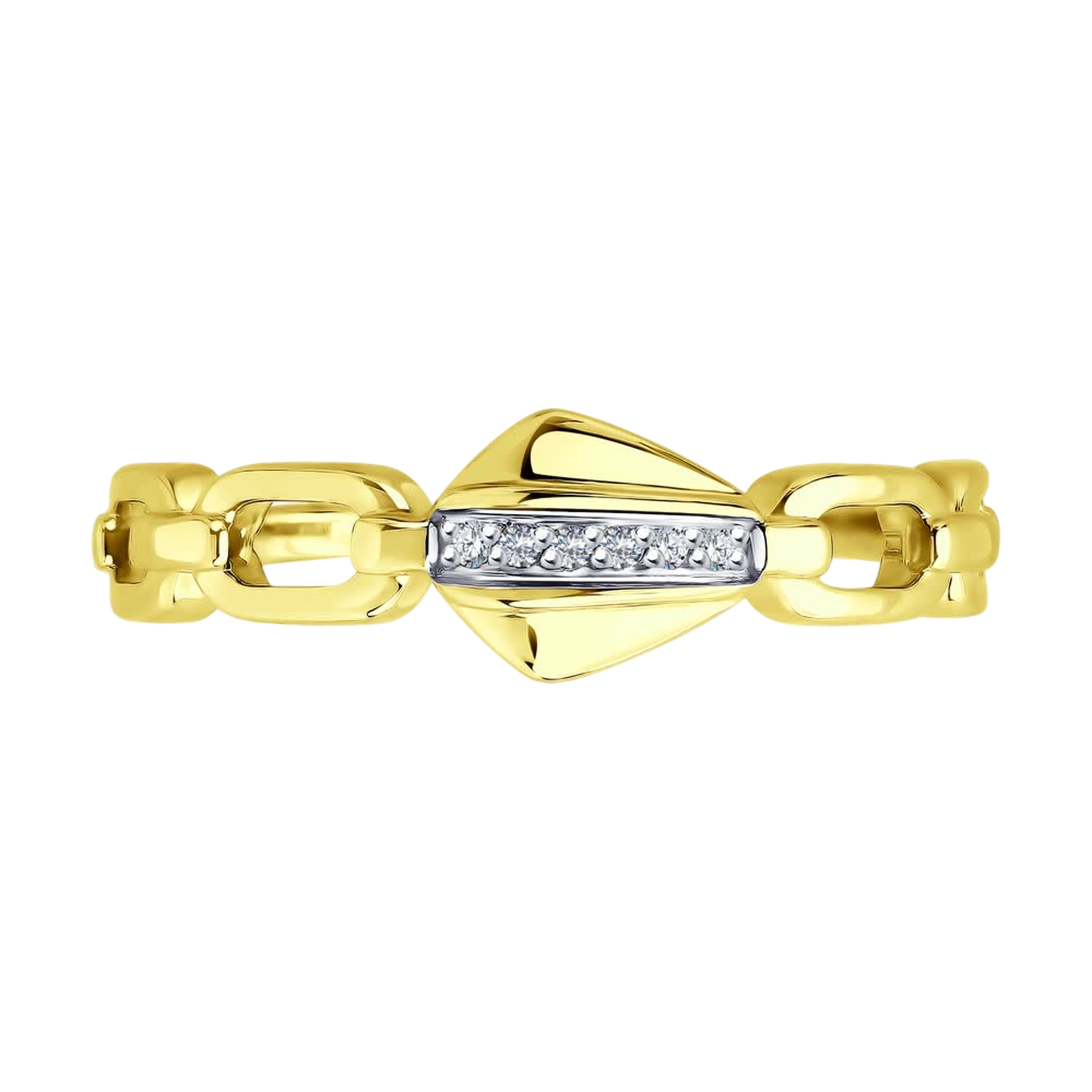 Золотое кольцо SOKOLOV 1012811-2 с бриллиантом