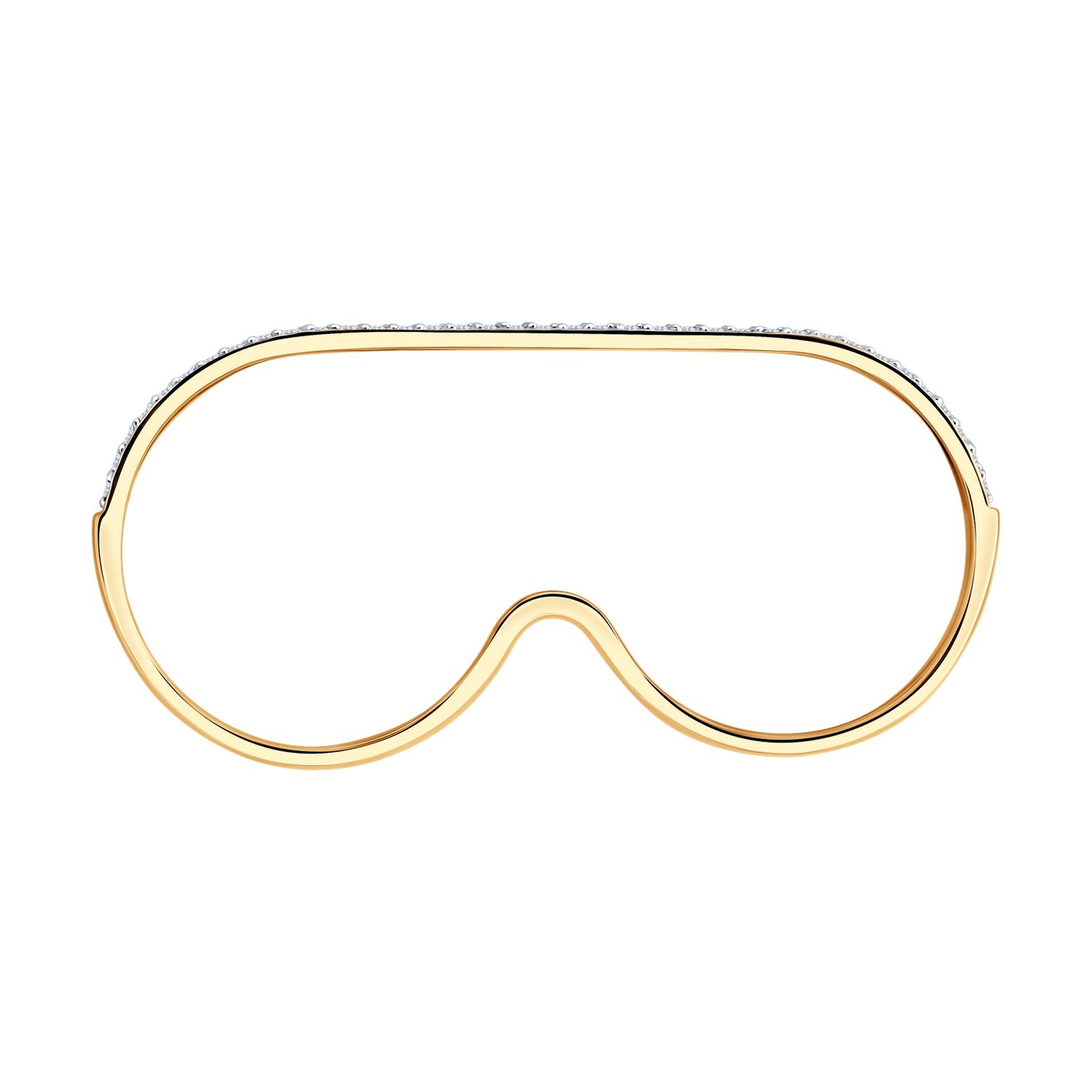 Золотое кольцо SOKOLOV 1012899 с бриллиантом