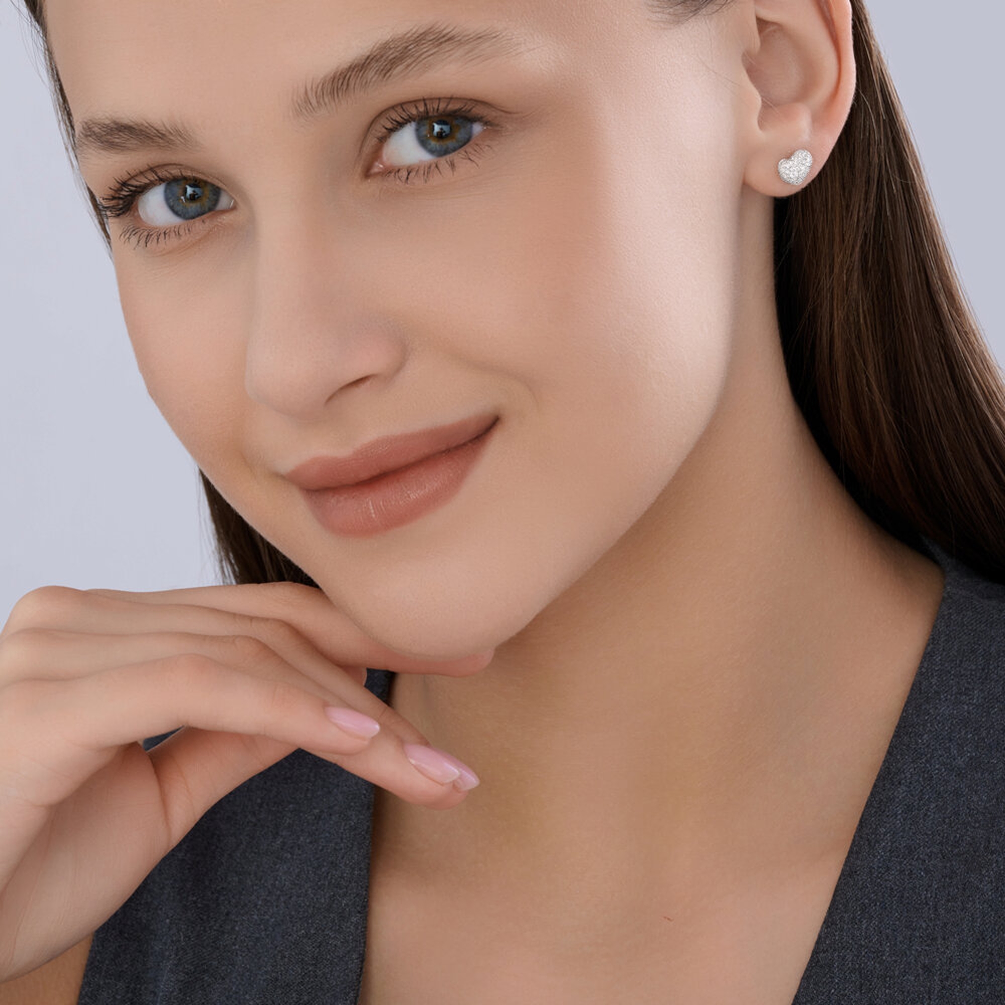 Золотые серьги SOKOLOV 1022501-3 с бриллиантом