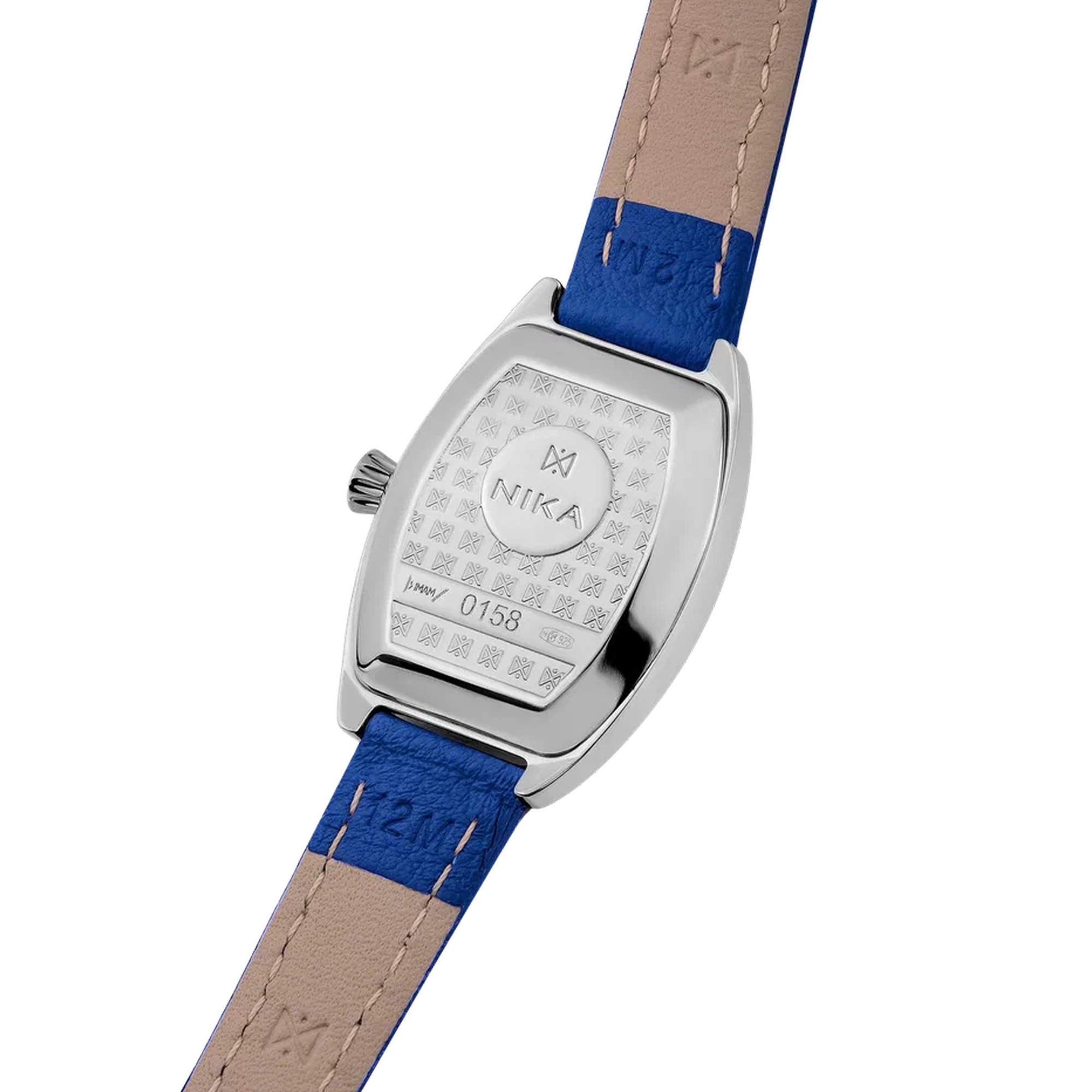 Серебряные часы Часовой завод Ника 1052.0.9.22A с кварцем и ювелирным кристаллом