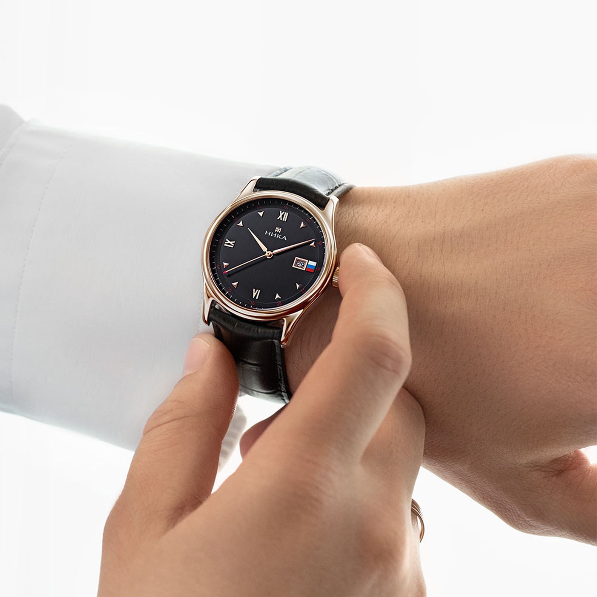 Золотые часы Часовой завод Ника 1267.0.1.53A.B