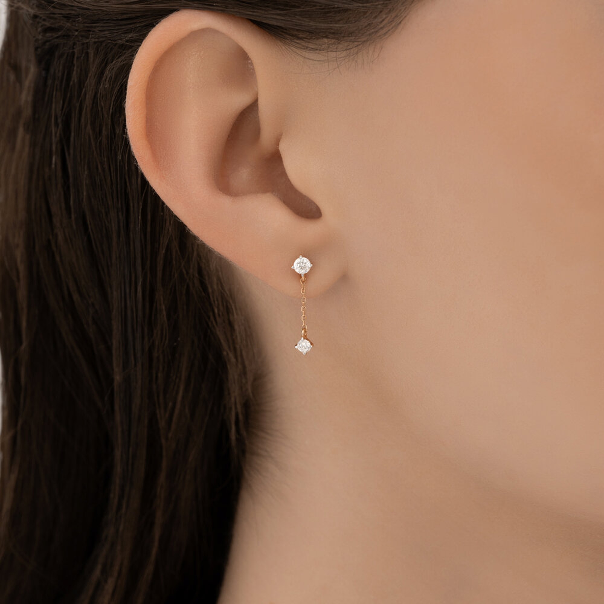 Золотые серьги SOKOLOV 170061 с фианитом