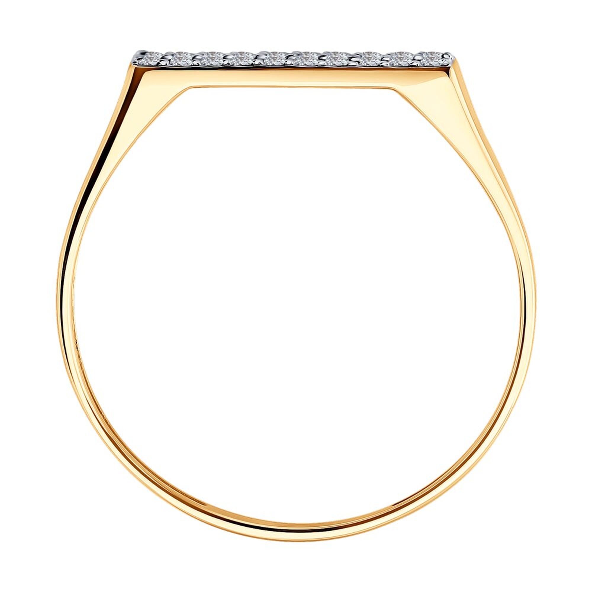 Золотое кольцо SOKOLOV 51-210-01071-1 с бриллиантом