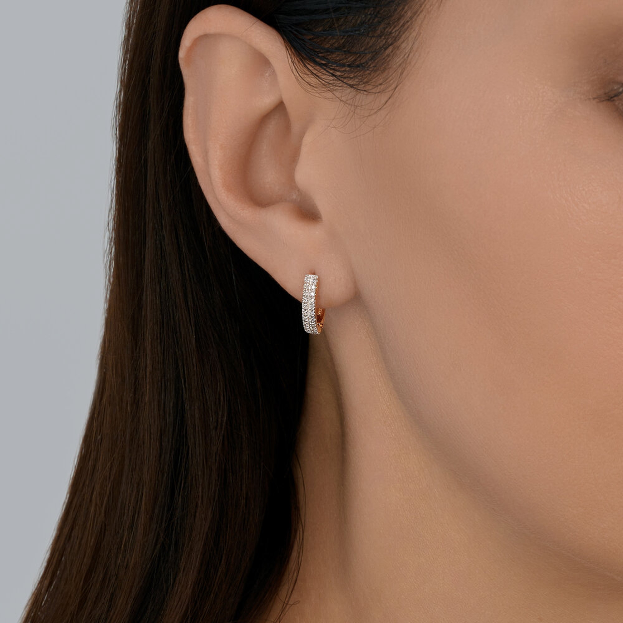 Золотые серьги Diamant 51-220-02916-1 с бриллиантом