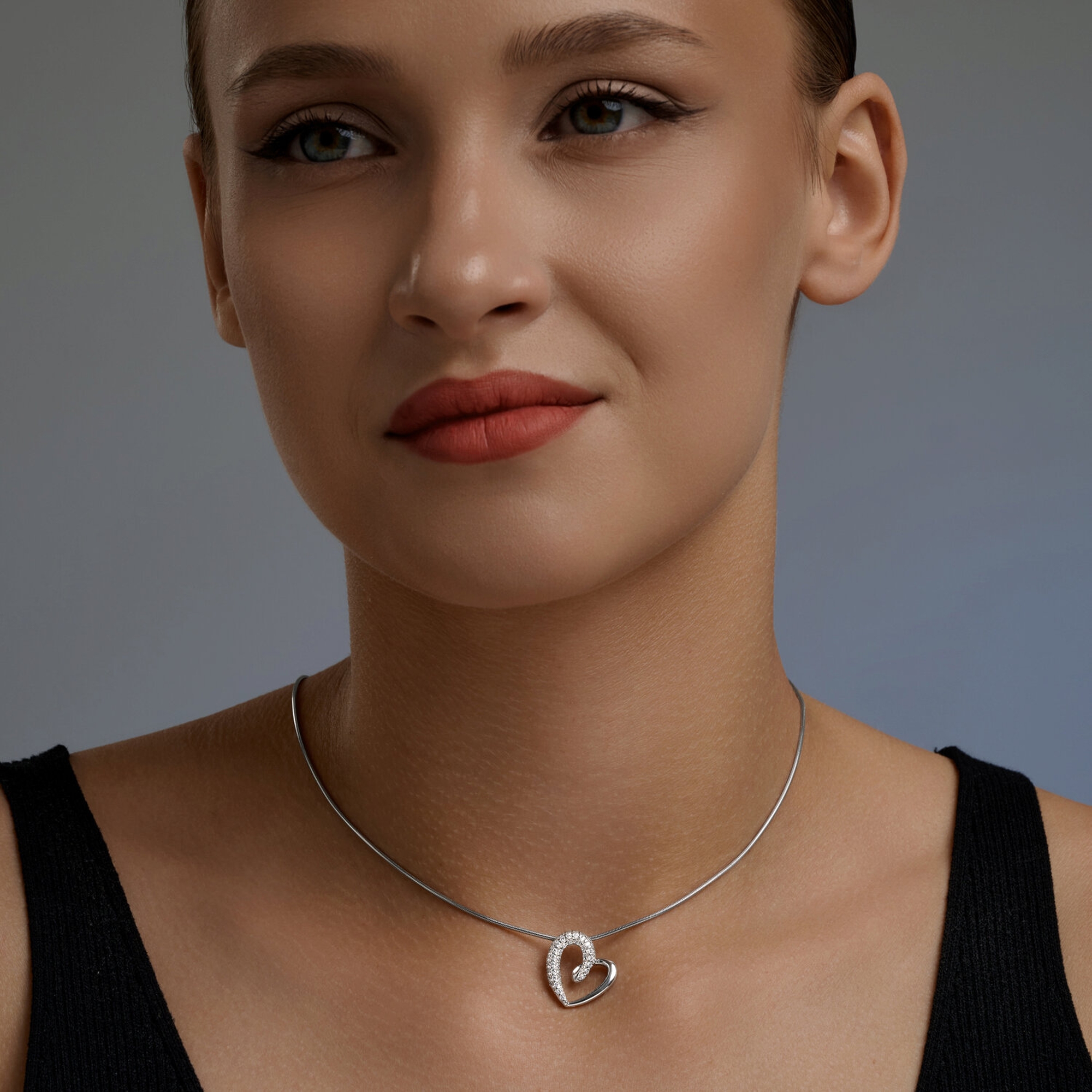 Серебряная подвеска SOKOLOV 94033386 с фианитом