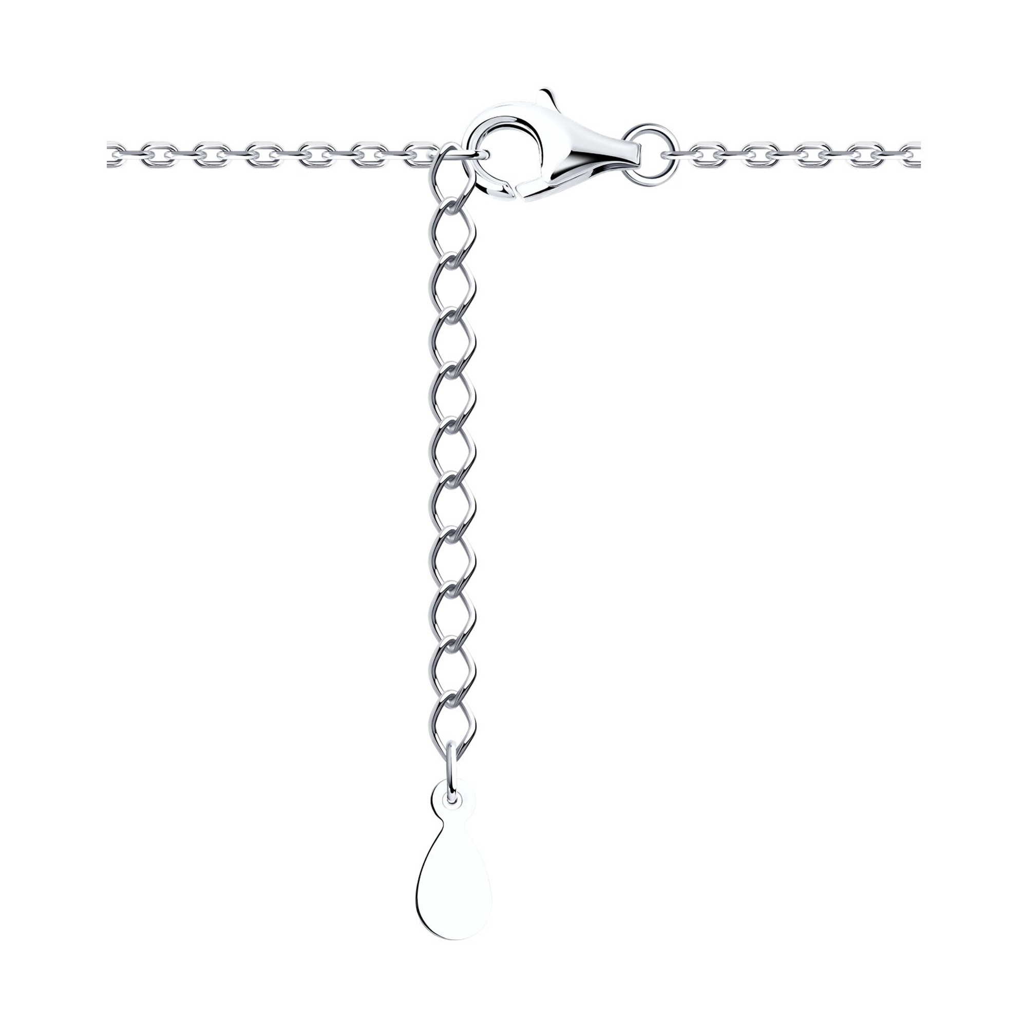 Серебряный браслет SOKOLOV 94051082-91 с фианитом