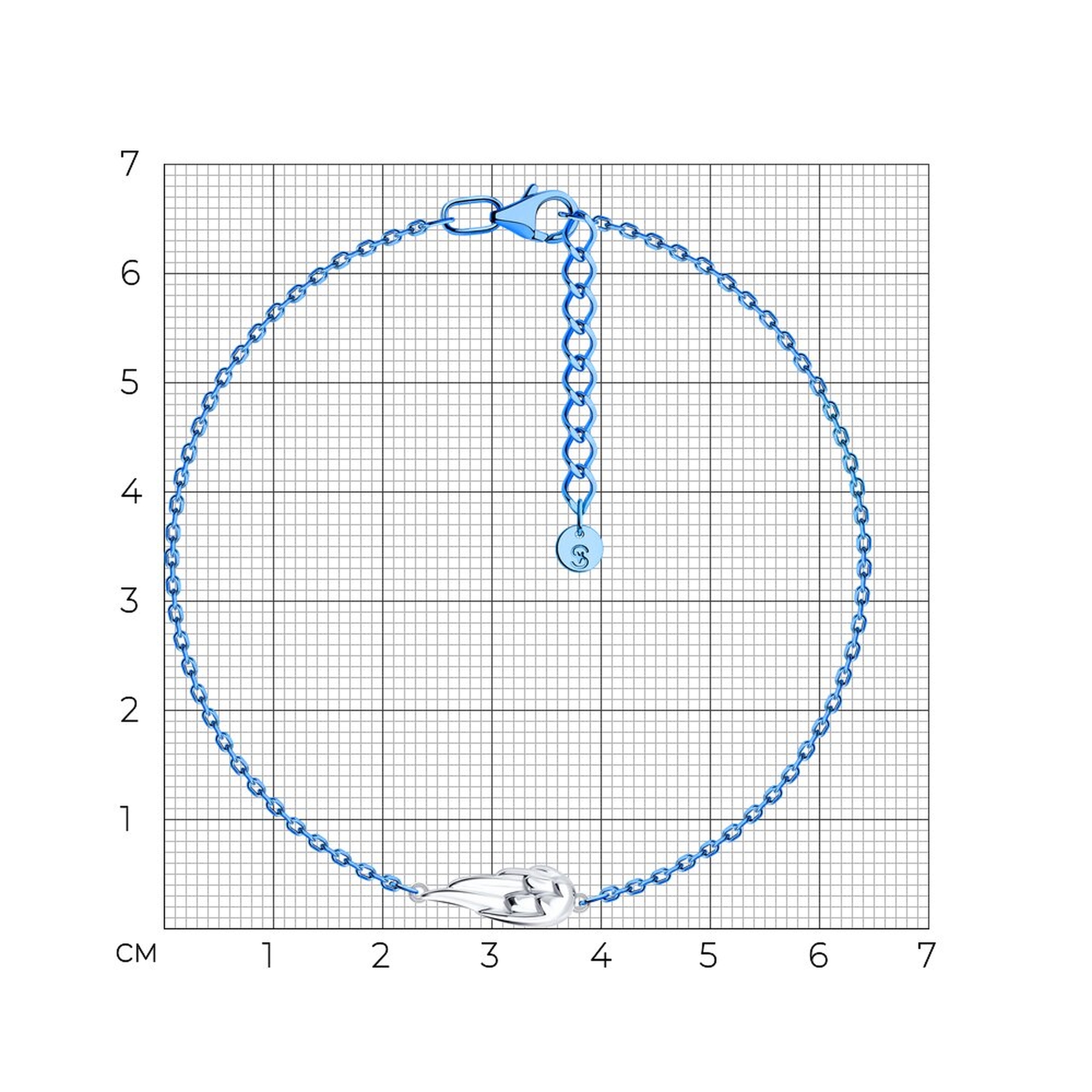 Серебряный браслет SOKOLOV 94051597