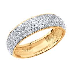 Золотое кольцо SOKOLOV 1010255 с бриллиантом 1010255 фото