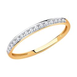 Золотое кольцо SOKOLOV 1011396 с бриллиантом 1011396 фото