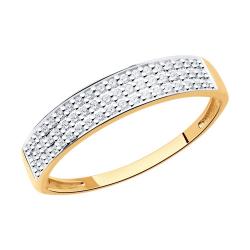 Золотое кольцо SOKOLOV 1011545 с бриллиантом 1011545 фото