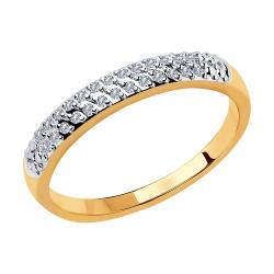 Золотое кольцо SOKOLOV 1011798 с бриллиантом 1011798 фото