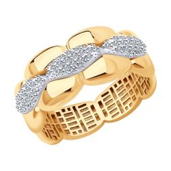 Золотое кольцо SOKOLOV 1011962 с бриллиантом 1011962 фото