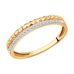 Золотое кольцо SOKOLOV 1012228 с бриллиантом 1012228 фото