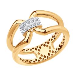 Золотое кольцо SOKOLOV 1012270 с бриллиантом 1012270 фото