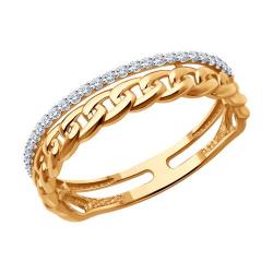 Золотое кольцо SOKOLOV 1012694 с бриллиантом 1012694 фото