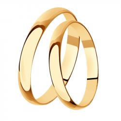 Золотое обручальное кольцо 3,5 мм SOKOLOV 110182 110182 фото