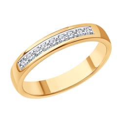Золотое кольцо SOKOLOV 1110209 с бриллиантом 1110209 фото
