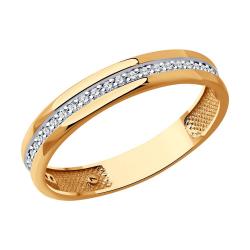 Золотое кольцо SOKOLOV 1110216 с бриллиантом 1110216 фото