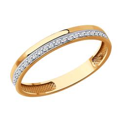 Золотое кольцо SOKOLOV 1110218 с бриллиантом 1110218 фото