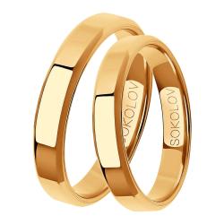Золотое обручальное кольцо 3,5 мм SOKOLOV 111093-01 111093-01 фото