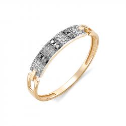 Золотое кольцо АЛЬКОР 12322-113 с бриллиантом 12322-113 фото