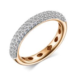Золотое кольцо АЛЬКОР 15588-100 с бриллиантом 15588-100 фото
