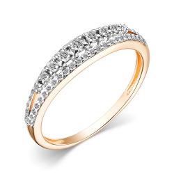 Золотое кольцо АЛЬКОР 15724-100 с бриллиантом 15724-100 фото