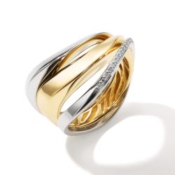 Золотое кольцо АЛЬКОР 15793-300 с бриллиантом 15793-300 фото