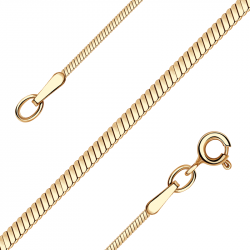 Золотая цепочка, плетение Снейк (1.5 мм) ц00211-1.5