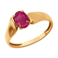Золотое кольцо SOKOLOV 4010725 с рубином 4010725 фото