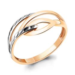 Золотое кольцо AQUAMARINE 54854 54854 фото