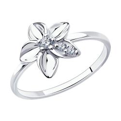 Серебряное кольцо Diamant 94-110-01636-1 с фианитом 94-110-01636-1 фото