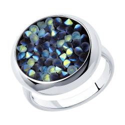 Серебряное кольцо SOKOLOV 94012430 с кристаллом Swarovski 94012430 фото
