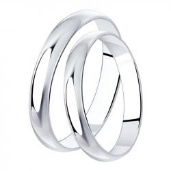 Серебряное обручальное кольцо 3 мм SOKOLOV 94110002 94110002 фото