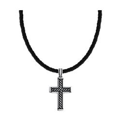 Колье Крест из черненого серебра SOKOLOV 95070025 95070025 фото