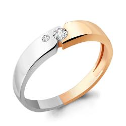 Золотое кольцо AQUAMARINE 961508к с бриллиантом 961508к фото