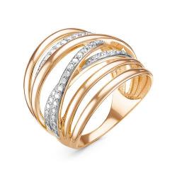 Золотое кольцо КЮЗ Del'ta DБР111344 с бриллиантом DБР111344 фото