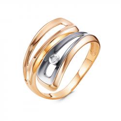 Золотое кольцо КЮЗ Del'ta DБР111920 с бриллиантом DБР111920 фото