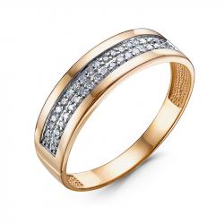 Золотое кольцо КЮЗ Del'ta DБР112081 с бриллиантом DБР112081 фото